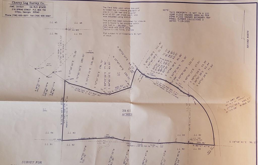 0 Mineral Bluff Highway, Mineral Bluff, GA, 30559 Beacham & Company